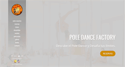 Desktop Screenshot of poledancefactory.es